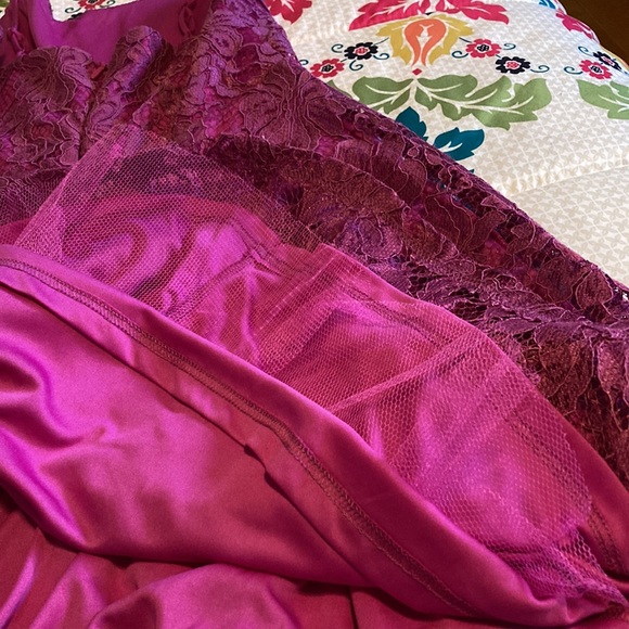 Lulus Size Small Lace Skater Dress Pink/Purple New With Tags - Picture 8 of 9